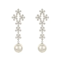 Floral Drop Earrings