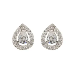 Silver Teardrop Earrings