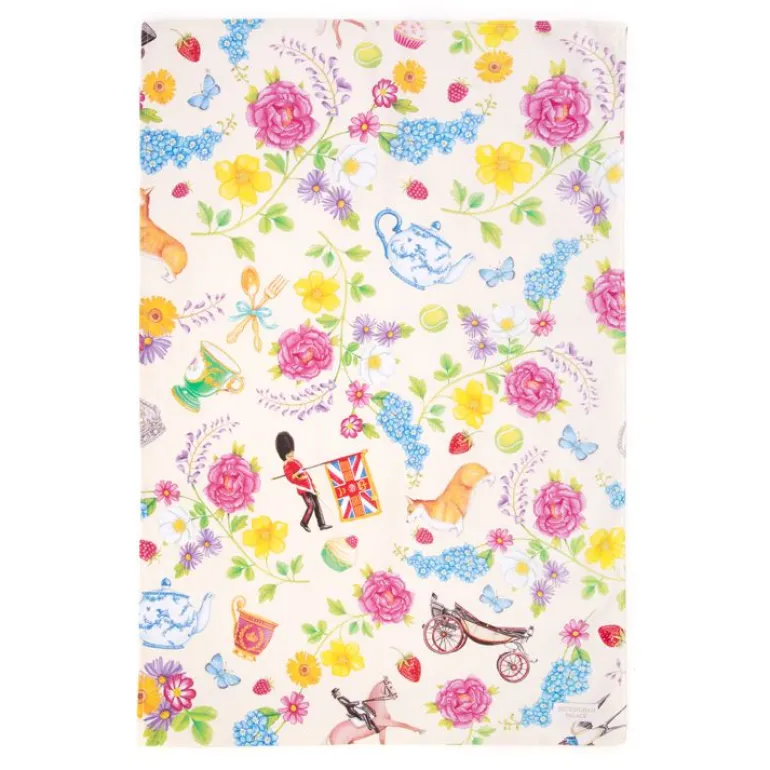 The Summertime Cream Tea Towel